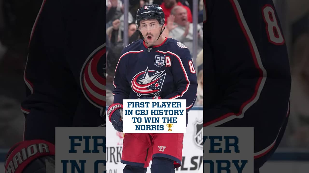 Zach Werenski Brings the Norris Trophy HOME to Columbus π