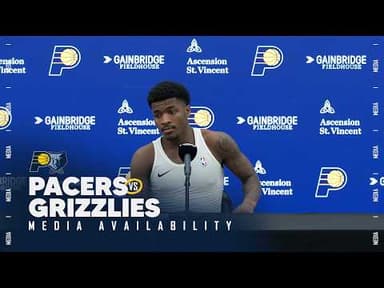Kam Jones & Jarace Walker Talk Growth and Development After Game vs. Grizzlies