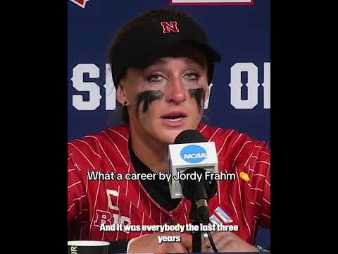 Jordy Frahm finishes out her collegiate career with her hometown team Nebraska ❤️