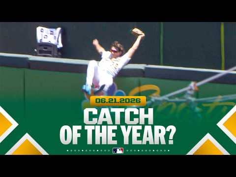 CATCH OF THE YEAR CANDIDATE for Colby Thomas of the A's! π± | MLB Highlights