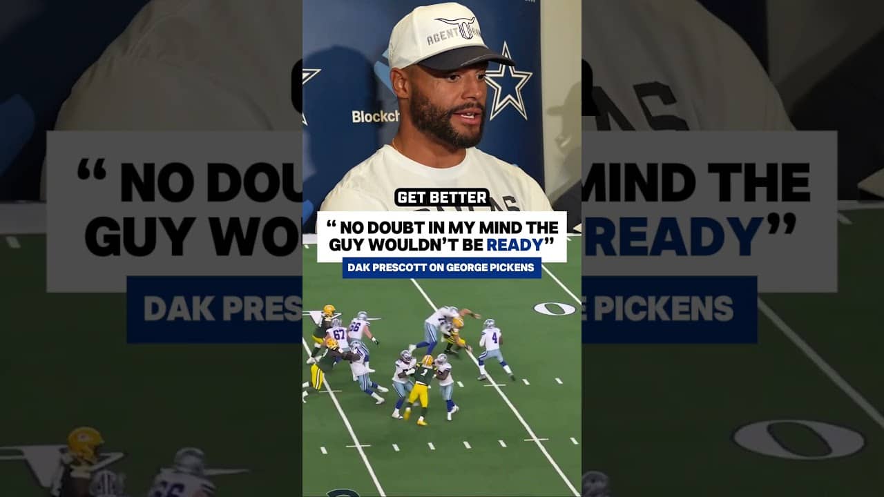 Dak Prescott: No Doubt In My Mind George Pickens Wouldn’t Be READY