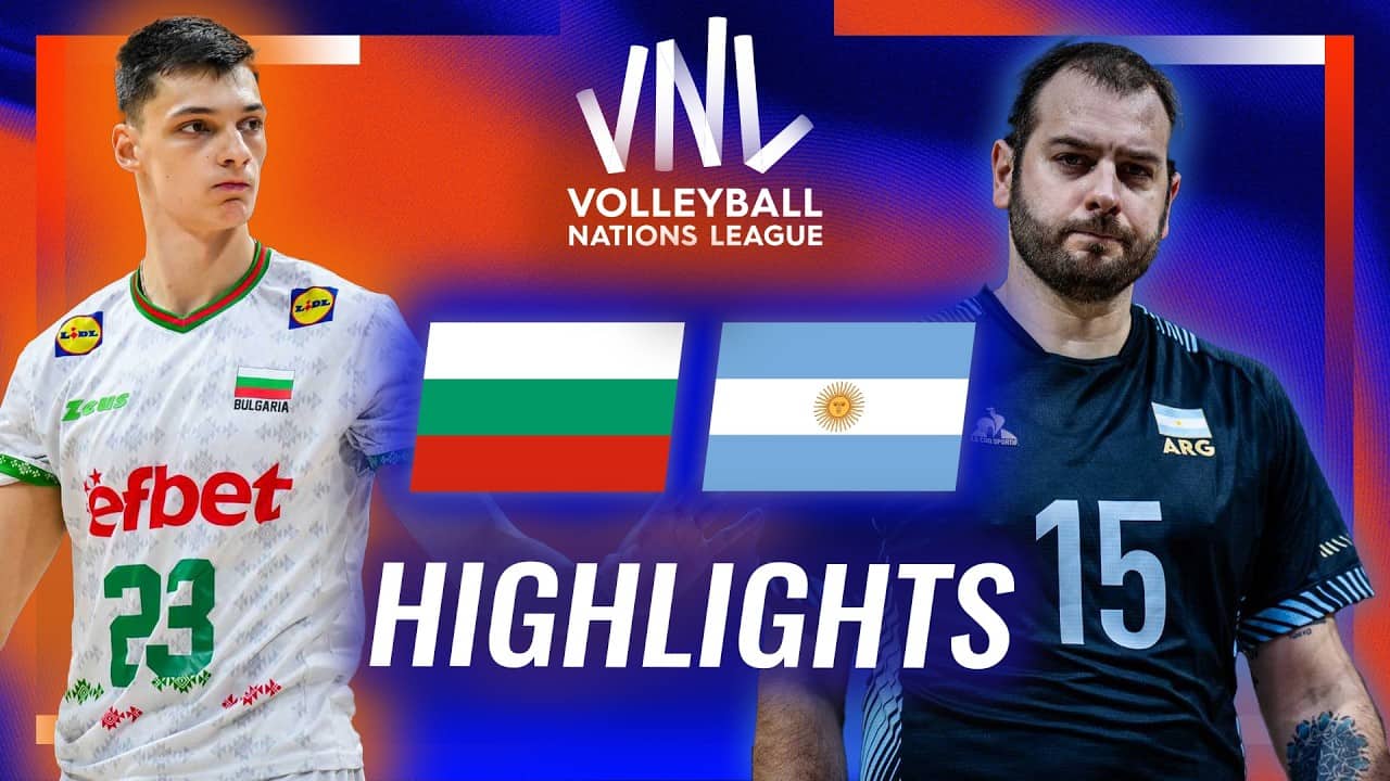 Bulgaria ๐ง๐ฌ vs. Argentina ๐ฆ๐ท - Highlights | Week 1 | Men's VNL 2026