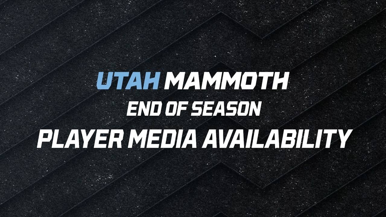 Utah Mammoth End Of Season Player Media Availability