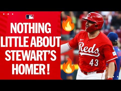 Reds No. 1 prospect Sal Stewart is HYPED after crushing 1st career homer 412-ft. away! 😁💪