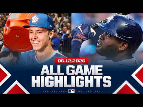 Highlights from ALL GAMES on 6/12 (Misiorowski's 15-K shutout, Alvarez's 2-HR 1st inning, MORE!)