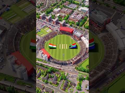 The iconic Old Trafford cricket ground is ready for 🇮🇳 🆚 🇿🇦 blockbuster 🏟️👌Made with Google Gemini