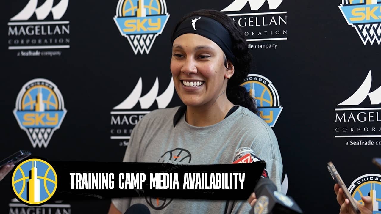 Training Camp Media Availability | Kamilla Cardoso