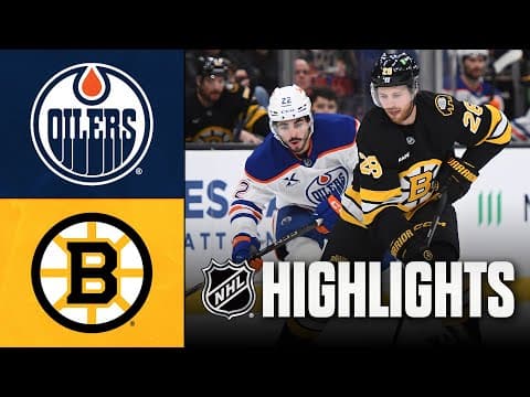 Oilers vs. Bruins | NHL Highlights | December 18, 2025
