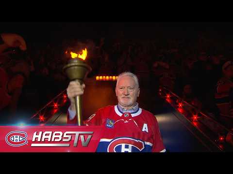 Larry Robinson carries the torch for Game 6 against the Sabres