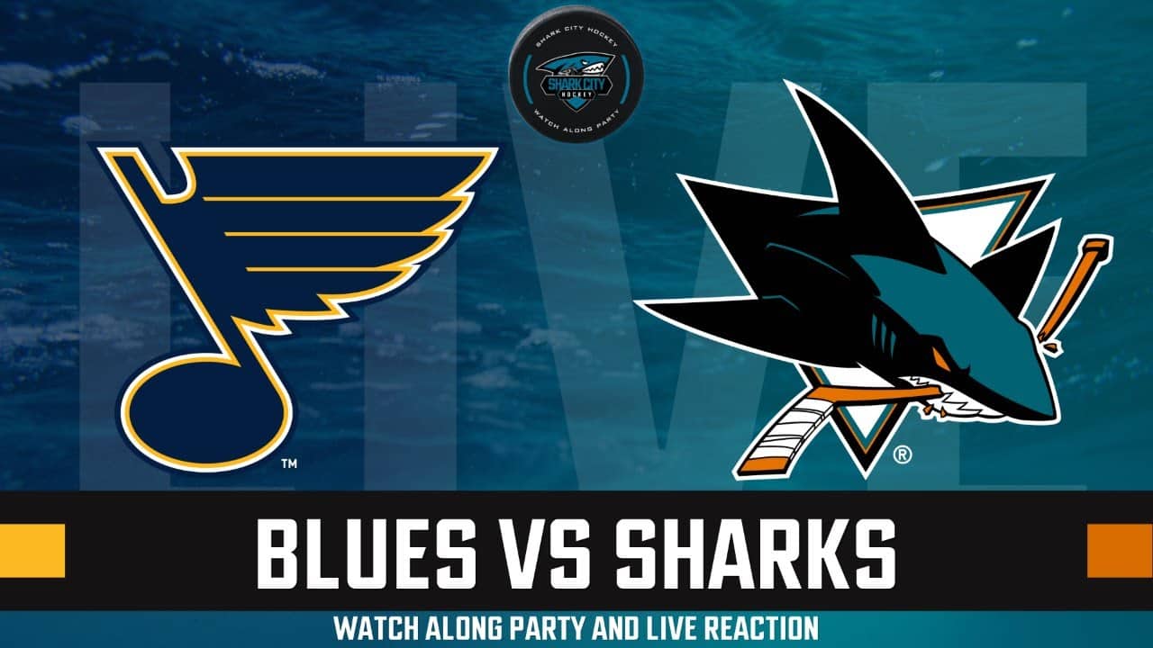 ST. LOUIS BLUES VS SAN JOSE SHARKS LIVE WATCH PARTY