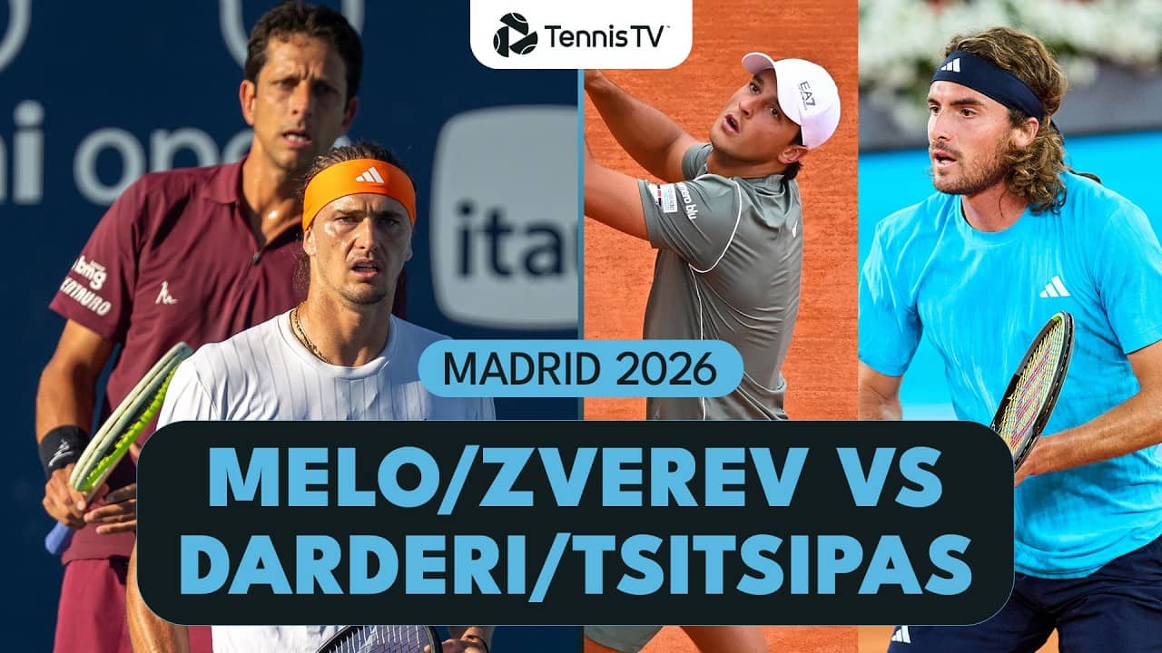 Melo/Zverev vs Darderi/Tsitsipas in Fun Doubles! 🤩 | Madrid 2026 Highlights