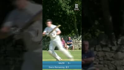 A tumbling caught and bowled from Paul McKeown. #seniorscricket