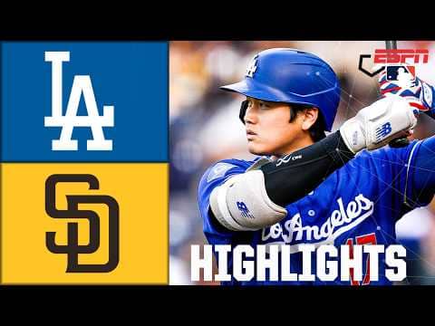 Los Angeles Dodgers vs. San Diego Padres | Full Game Highlights | ESPN MLB