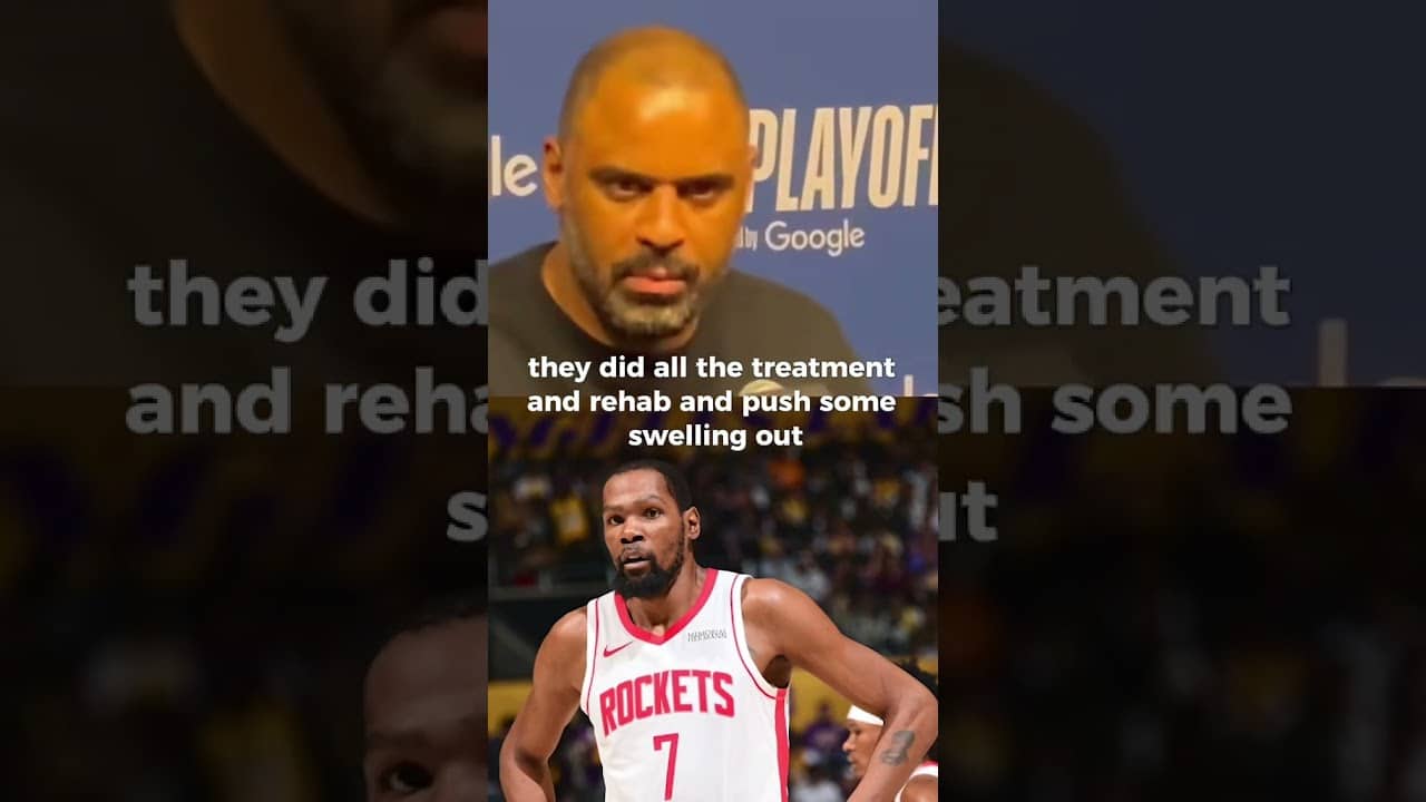 Ime Udoka speaks on what kept Kevin Durant out for Game 4 (via Mcten/x)