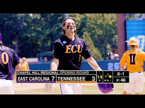 East Carolina outlasts Tennessee in thrilling 14-inning regional opener