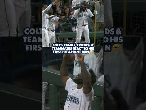 SO MUCH JOY 🥹 #mlb #baseball #wholesome #mariners #coltemerson