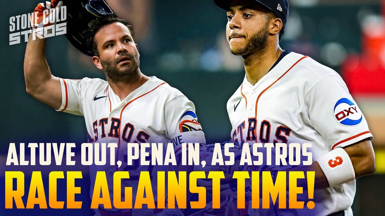 Altuve out, Pena in, as Astros race against time in the AL