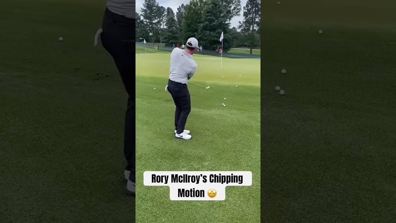 What can we learn from Rory McIlroy’s chipping motion? 🤔 #juniorgolf #golf #golfswing #pga