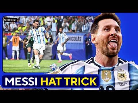 Messi scores World Cup HAT TRICK in 3-0 win vs. Algeria