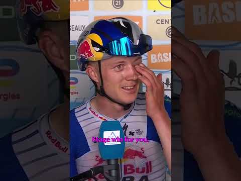 “One of the most beautiful days in my career“ Maxim Van Gils reacts to his first stage win of 2026 🥹