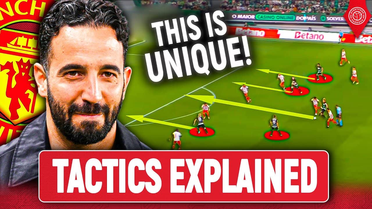Ruben Amorim's 3-4-3 Tactics At Man United Explained!