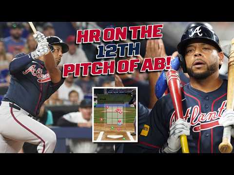 Dom Smith homers on the 12TH PITCH of the AB! 🤯🪓 (Breaking it open for the Braves!)