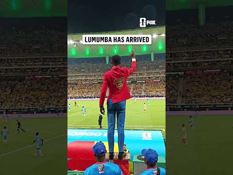 Congolese icon Lumumba Vea attends his first 2026 FIFA World Cup match