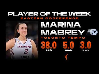 Week 7: Eastern Conference Player of the Week Marina Mabrey
