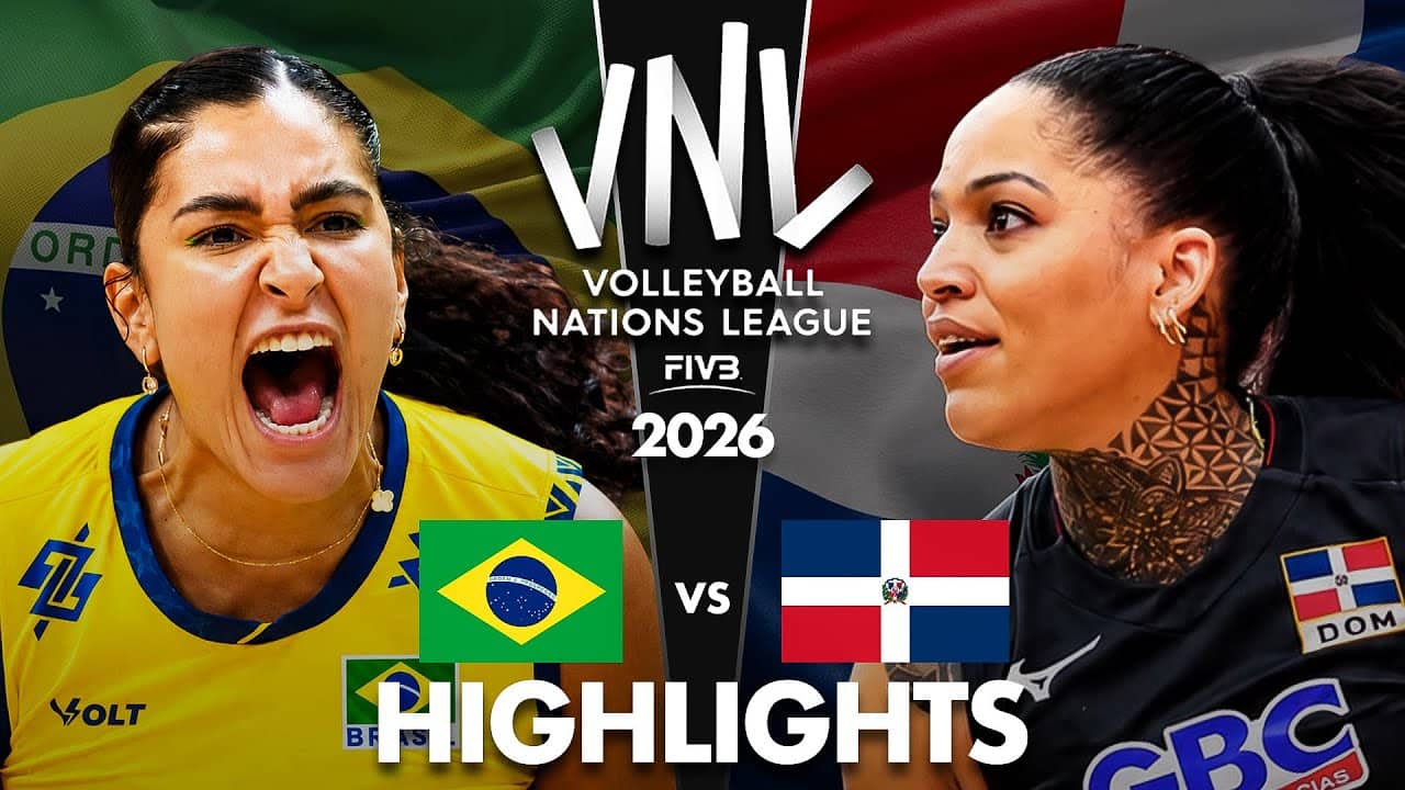 Brazil ๐ง๐ท vs Dominican Republic ๐ฉ๐ด | Highlights | Women's VNL 2026