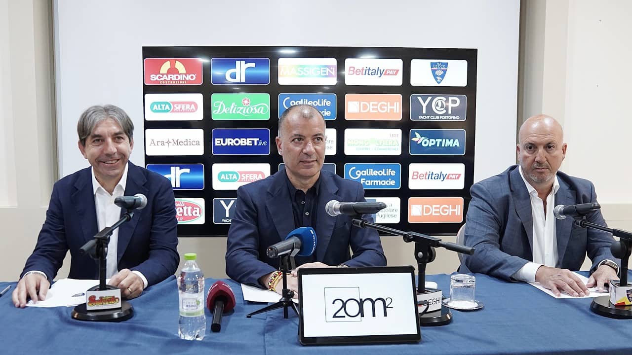 Conferenza del Presidente Sticchi Damiani, del Vicepresidente Liguori e del Direttore Trinchera