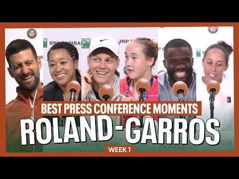 Best of Roland Garros Press Conferences (so far!) 🎙️