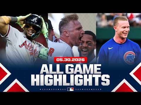 Highlights from ALL GAMES on 5/30 (Ronald Acuña Jr.'s two-homer game, Pete Alonso's walk-off, MORE!)