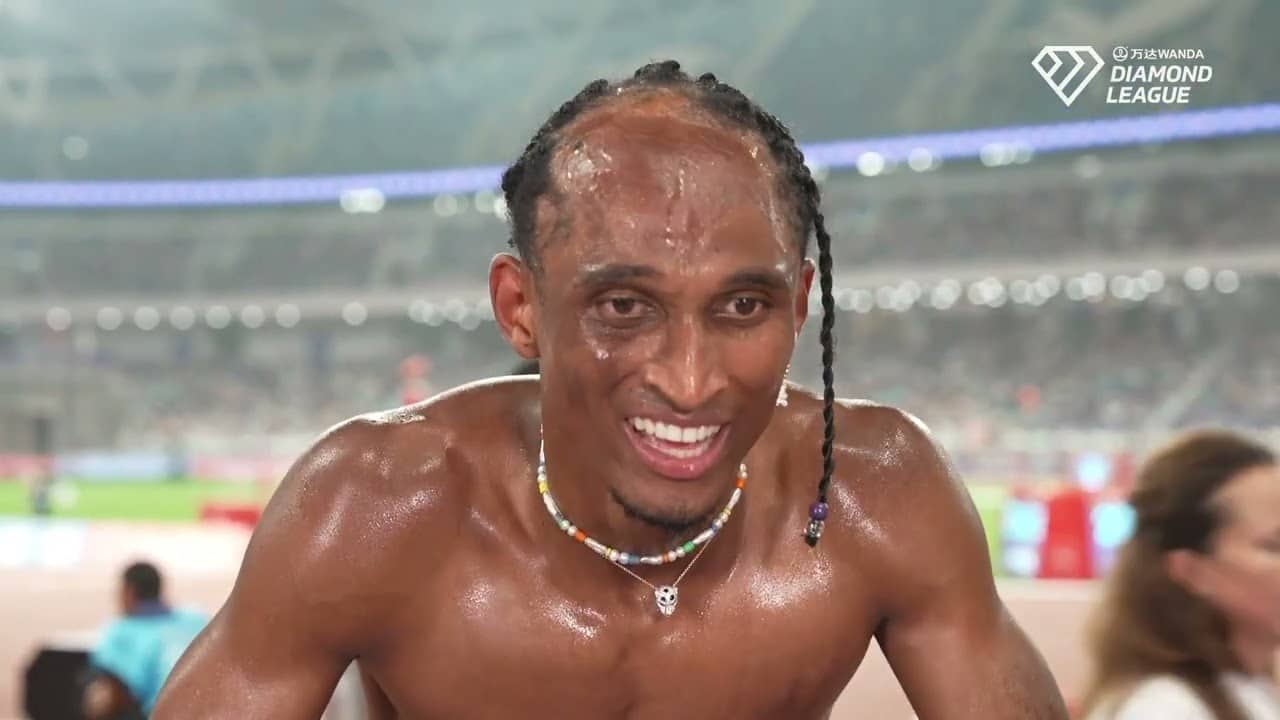 Alison dos Santos On Beating Karsten Warholm Twice, Wins Xiamen Diamond League 400mH In 46.72