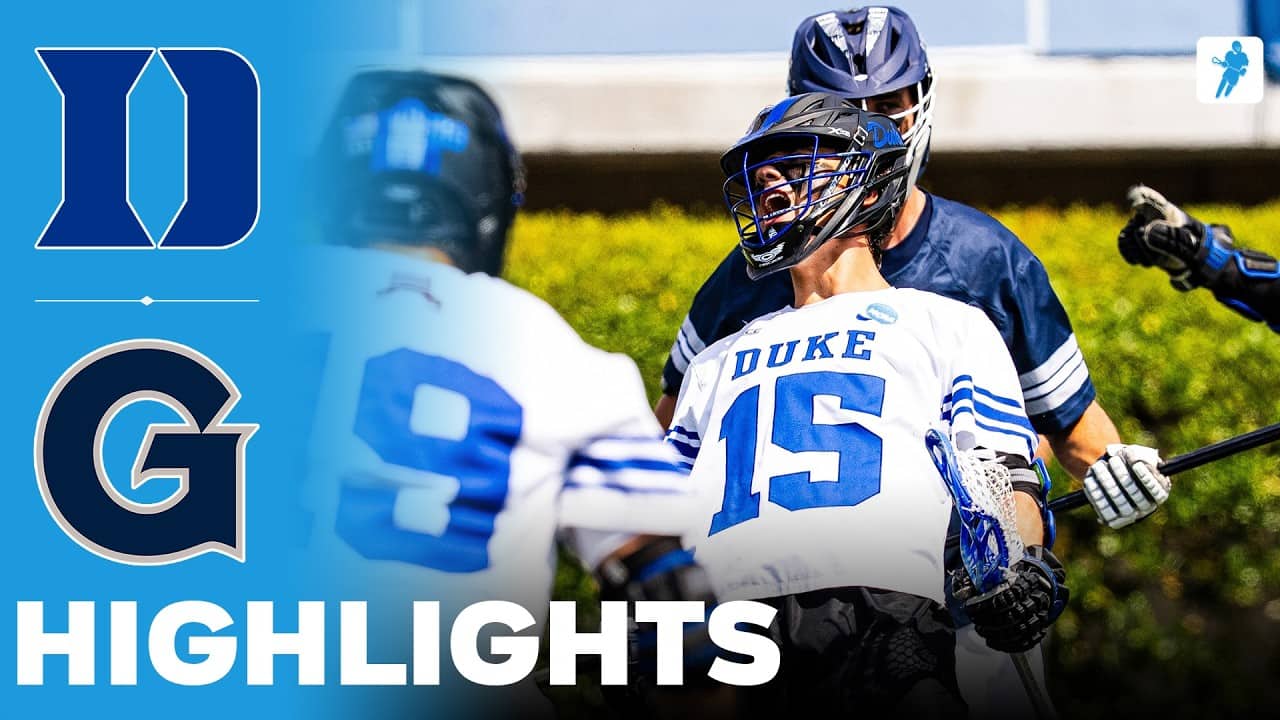 Duke vs Georgetown | NCAA College Lacrosse | Highlights - May 17, 2026