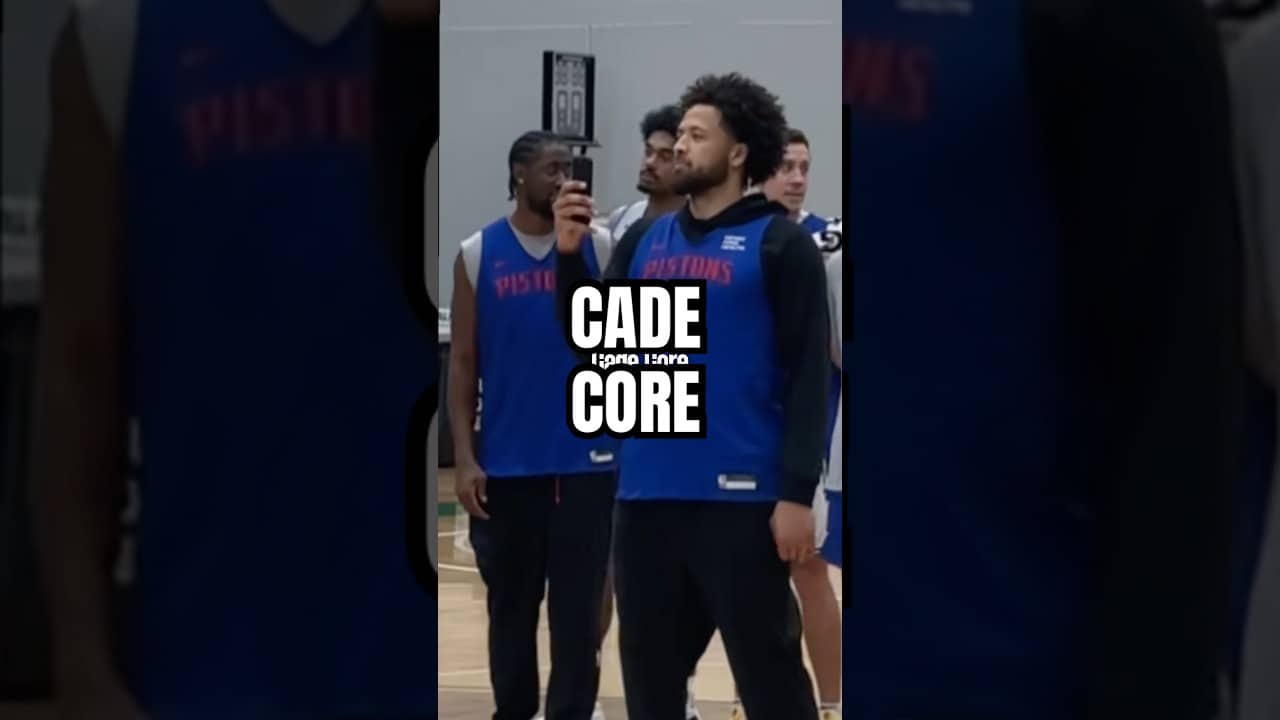 Aura level: Cade. 😂 #nba #detroitpistons