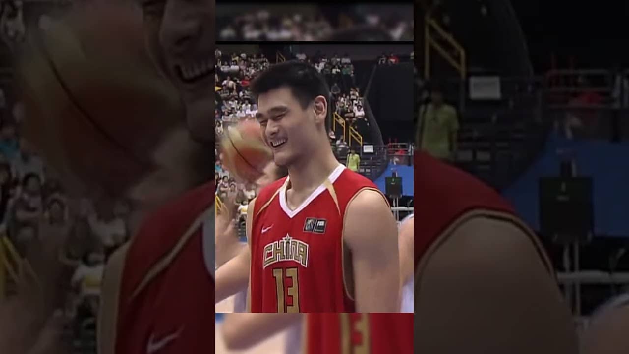 It was the only way to stop Yao Ming 😳 #FIBAWC