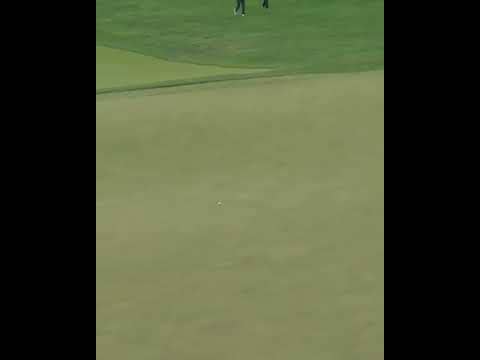 Bryson DeChambeau barely tapped this putt and watch how far it rolled 😳