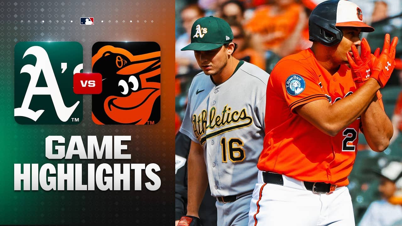 A's vs. Orioles Game Highlights (5/9/26) | MLB Highlights