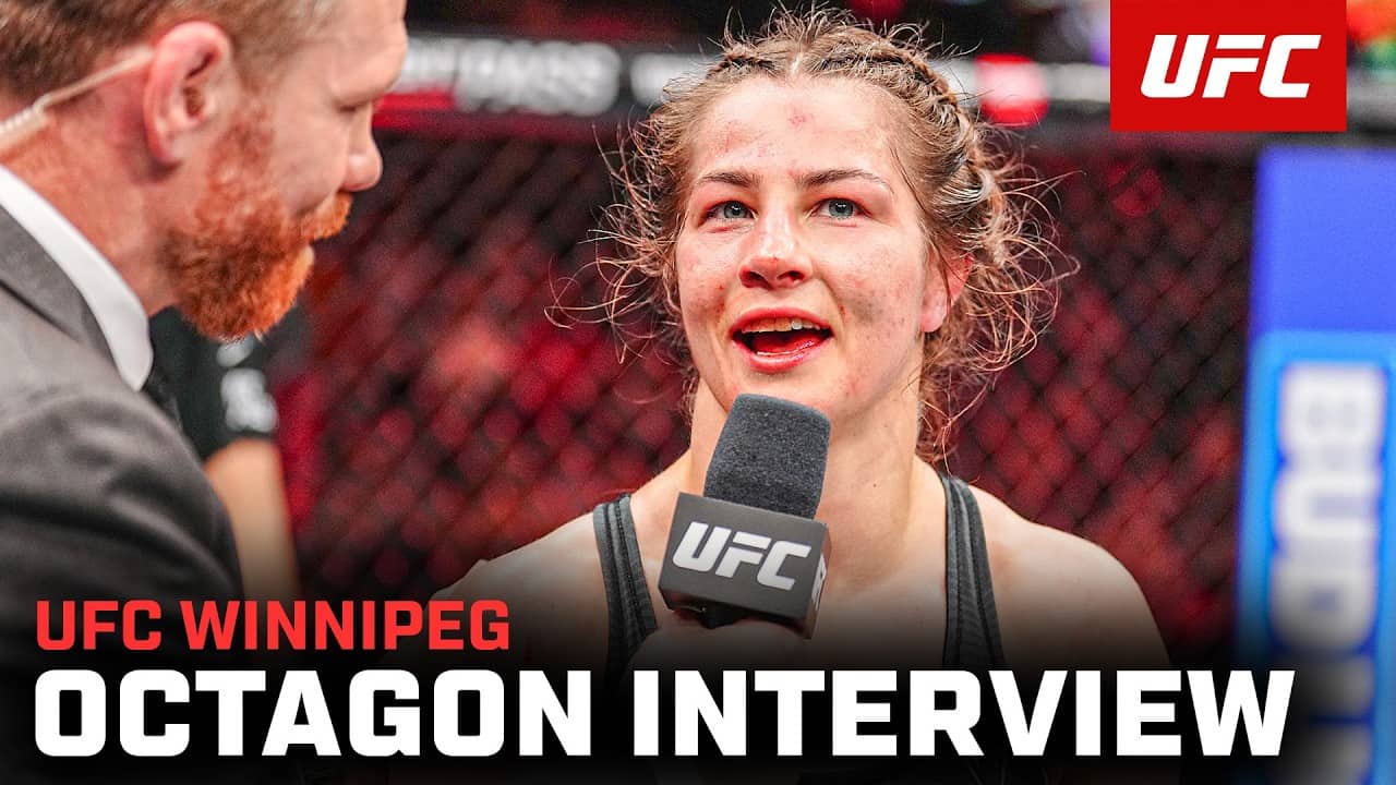 Jasmine Jasudavicius Octagon Interview | UFC Winnipeg