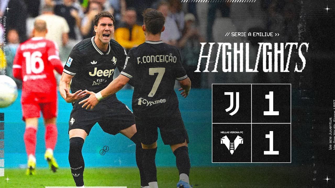 Juventus 1-1 Verona | HIGHLIGHTS Serie A