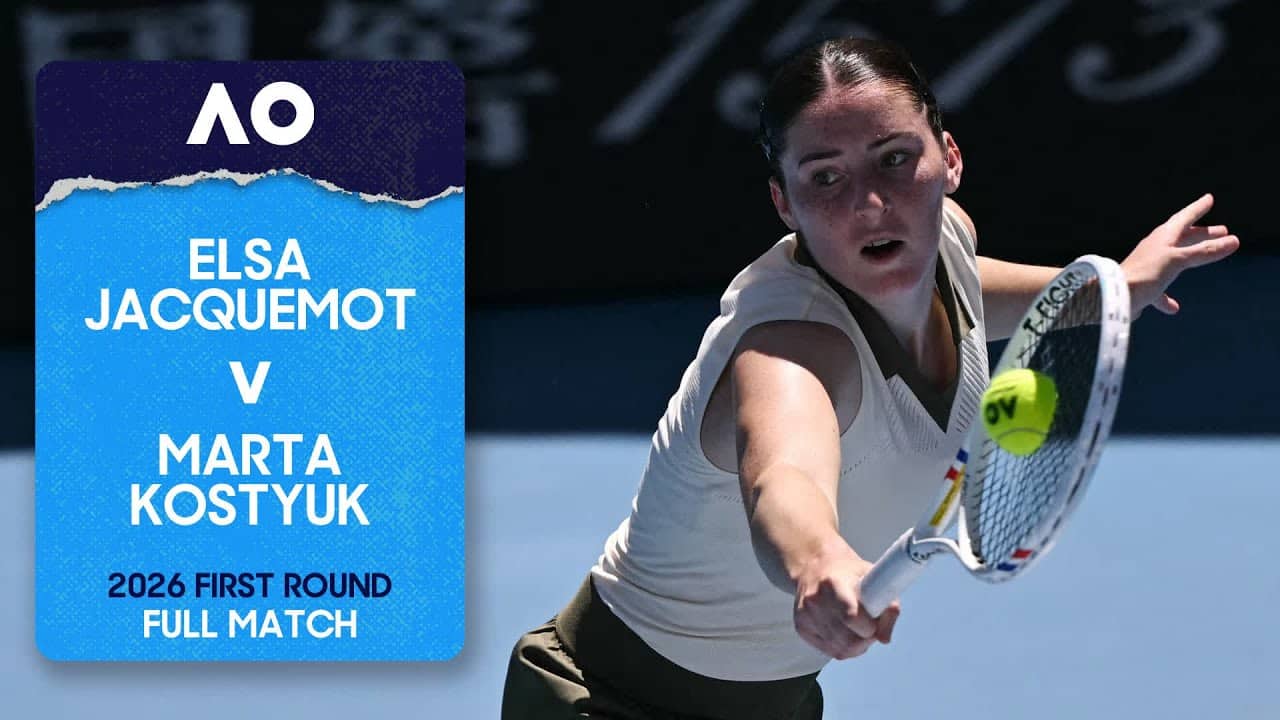 Elsa Jacquemot v Marta Kostyuk Full Match | Australian Open 2026 First Round