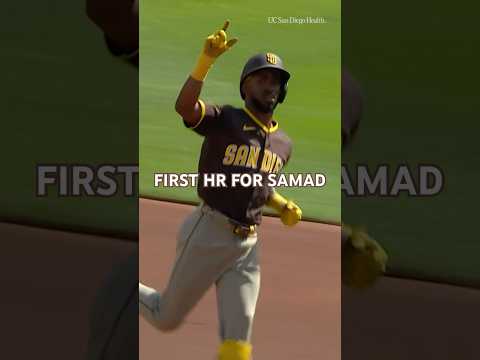 First Major League home run for Samad! #mlb #baseball #padres #sports #homerun #sandiegopadres