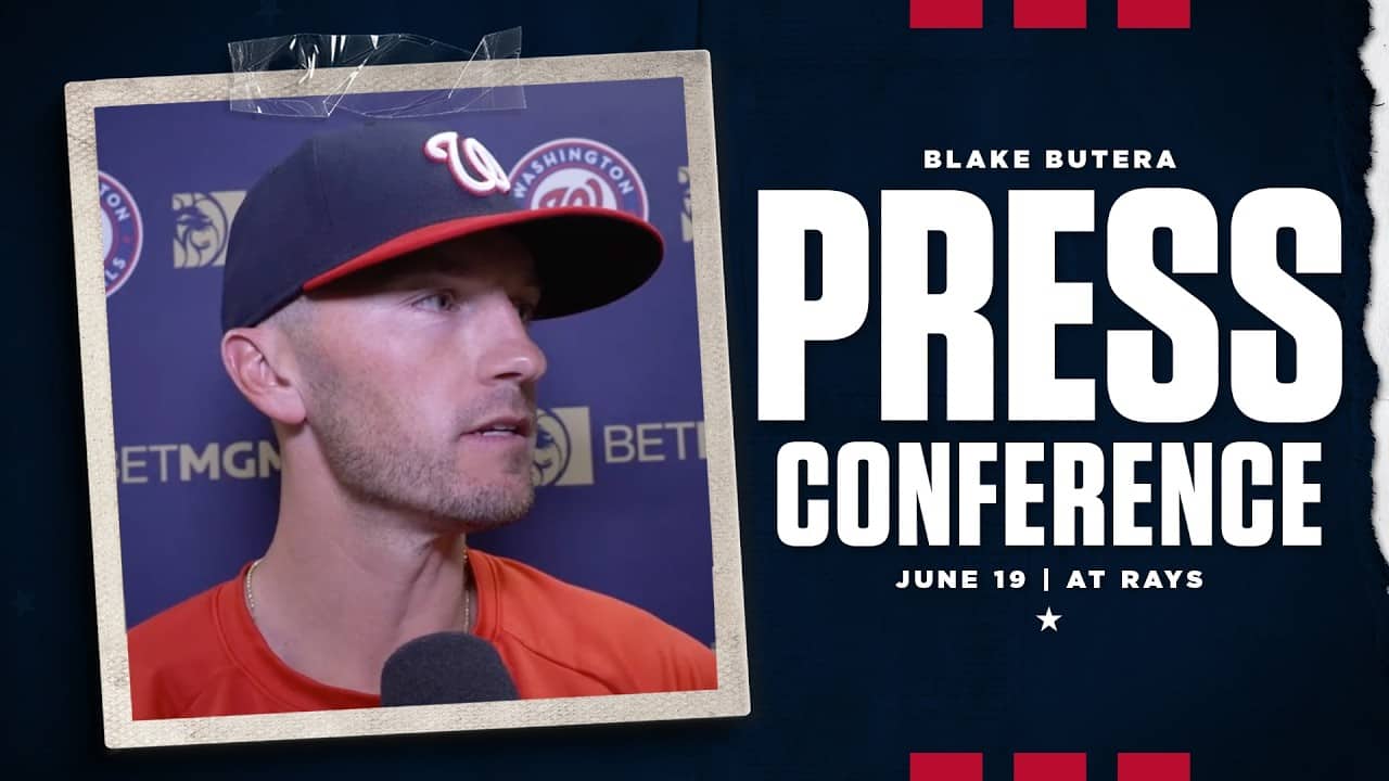 Blake Butera Press Conference | Nationals at Rays | June 19, 2026