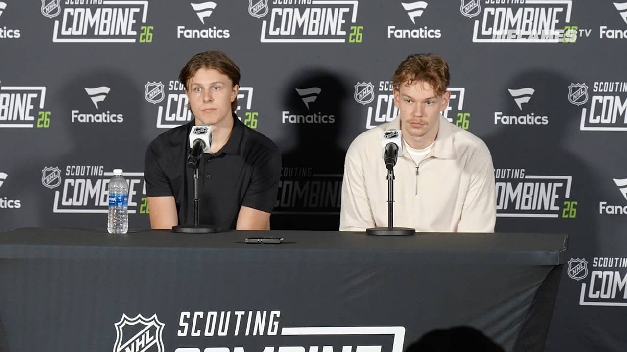 NHL Scouting Combine | Ivar Stenberg & Alberts Smits