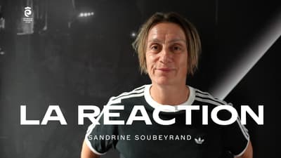 La réaction de Sandrine Soubeyrand après la finale de Playoffs
