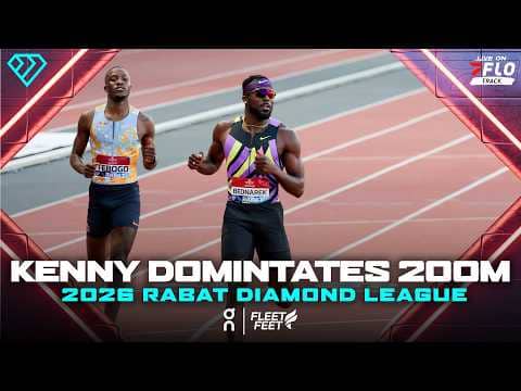 Kung Fu Kenny SMOKES 200m In Rabat | Rabat Diamond League 2026