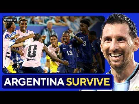 Argentina SURVIVES Cabo Verde in Extra-Time THRILLER!