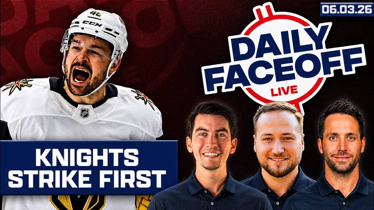 The Golden Knights Strike First + Analyzing the Yzerplan w/ Max Bultman | Daily Faceoff Live
