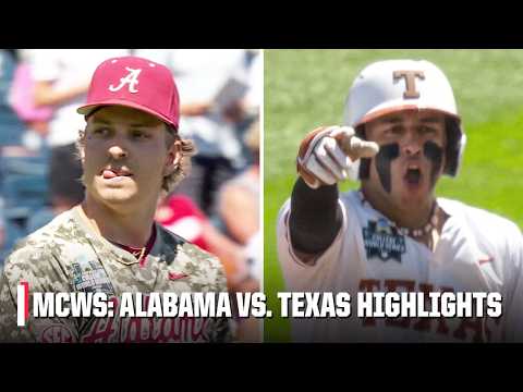 Alabama vs. Texas | Full Game Highlights | Men’s College World Series