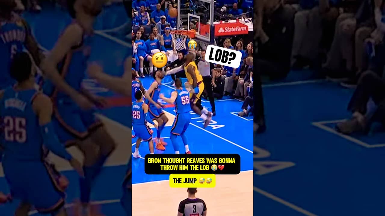 LeBron wanted the lob from Reaves ๐